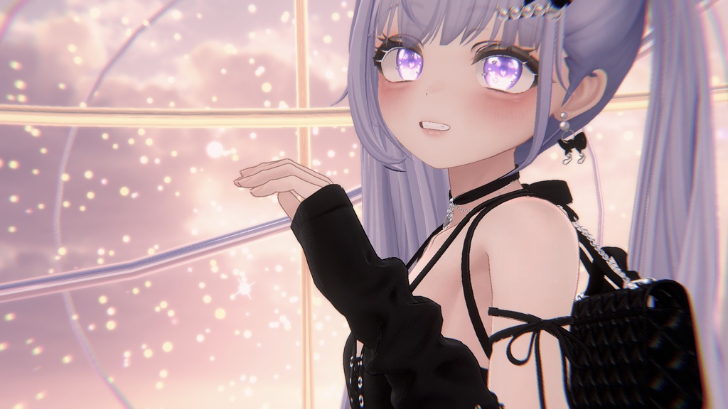 「RiRibon Earring」6アバター対応 (PB)