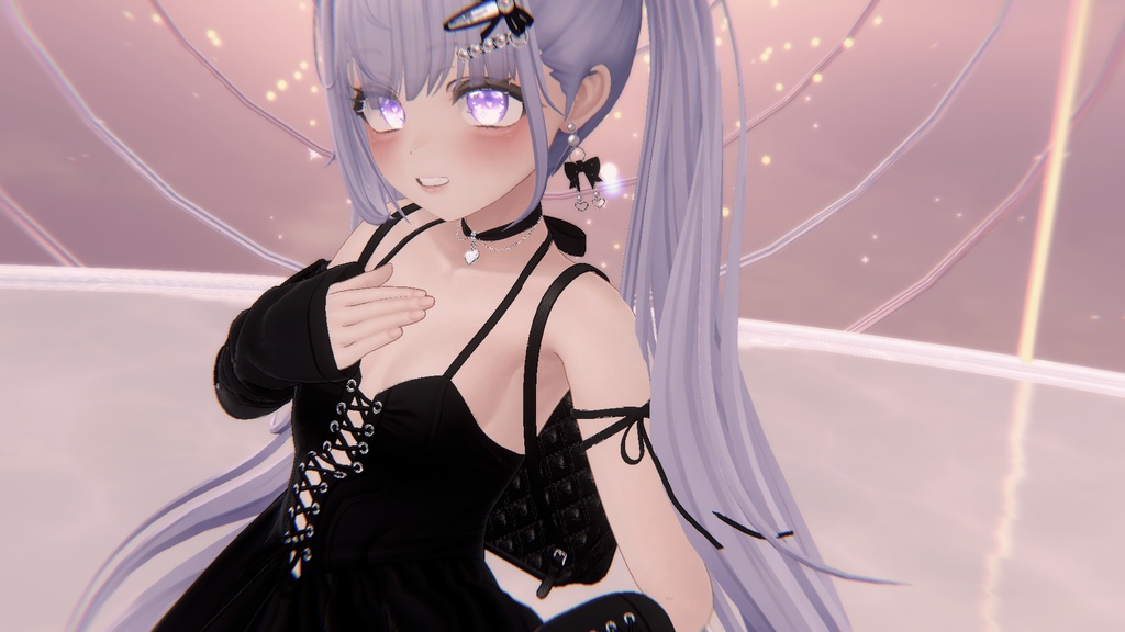 「RiRibon Earring」6アバター対応 (PB)