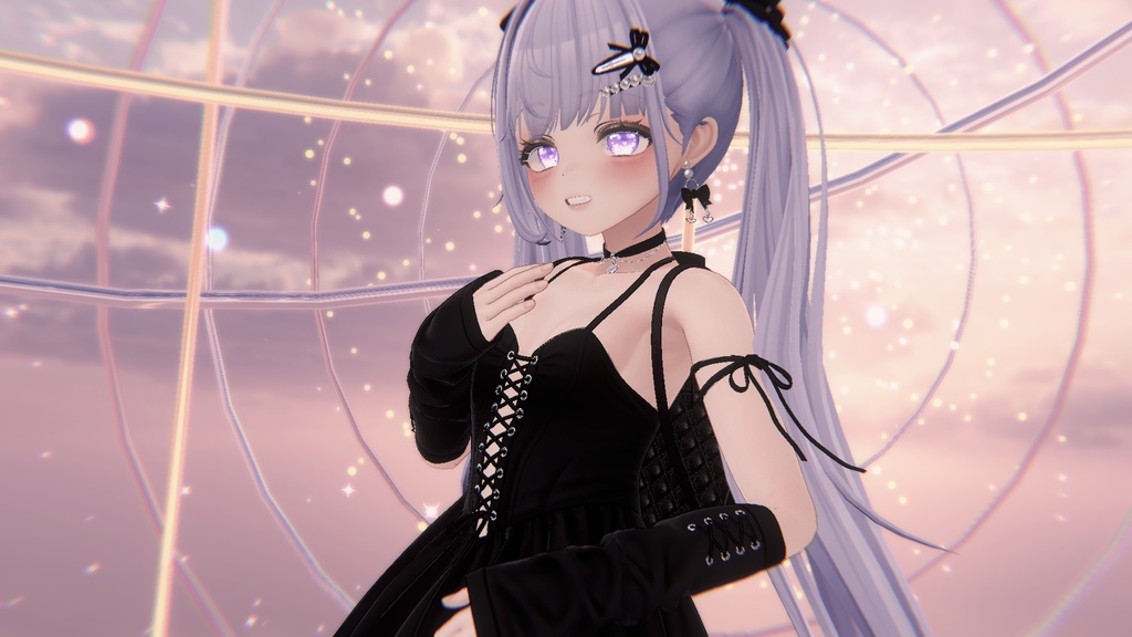 「RiRibon Earring」6アバター対応 (PB)