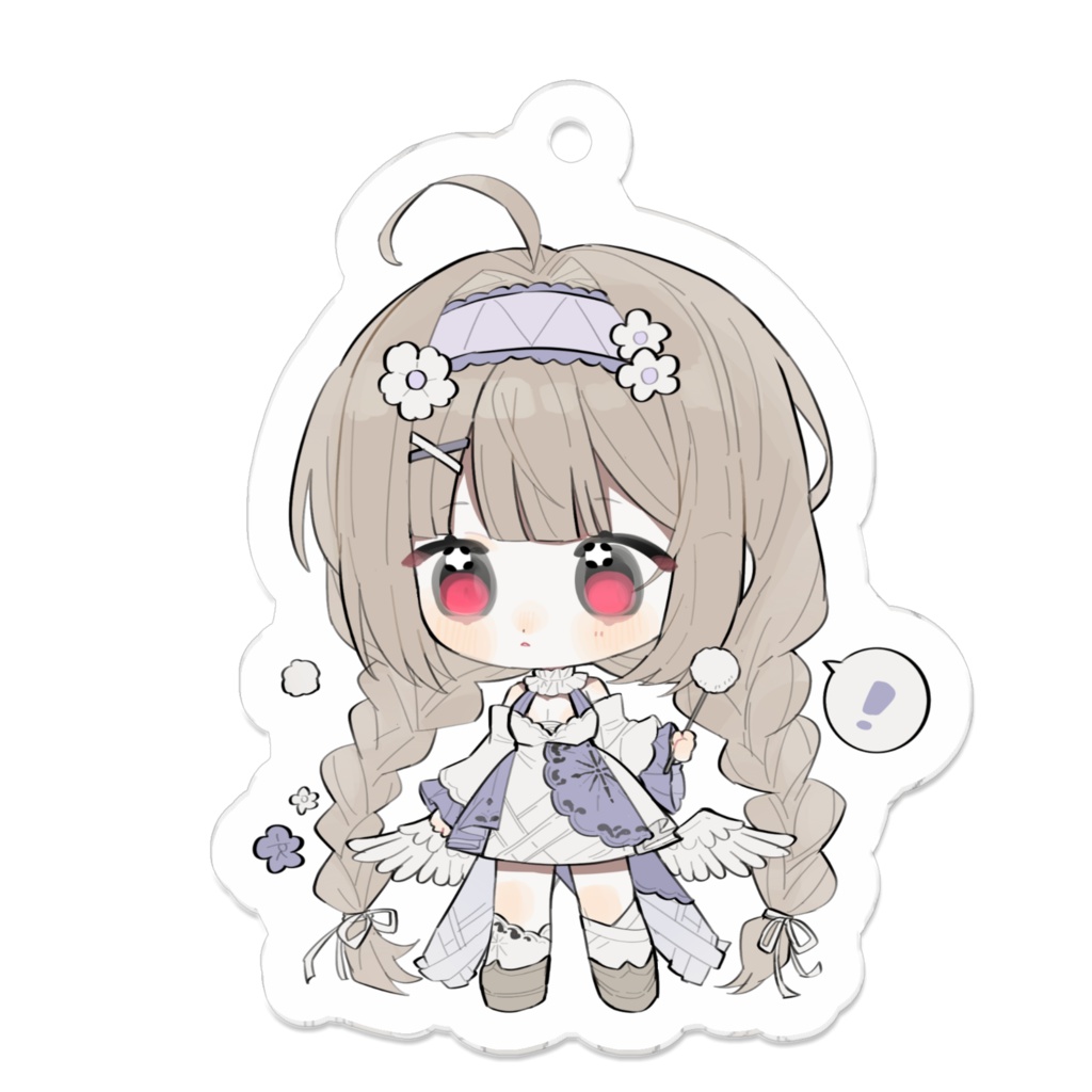 VTuber 綺雨せな ミニキャラアクリルキーホルダー