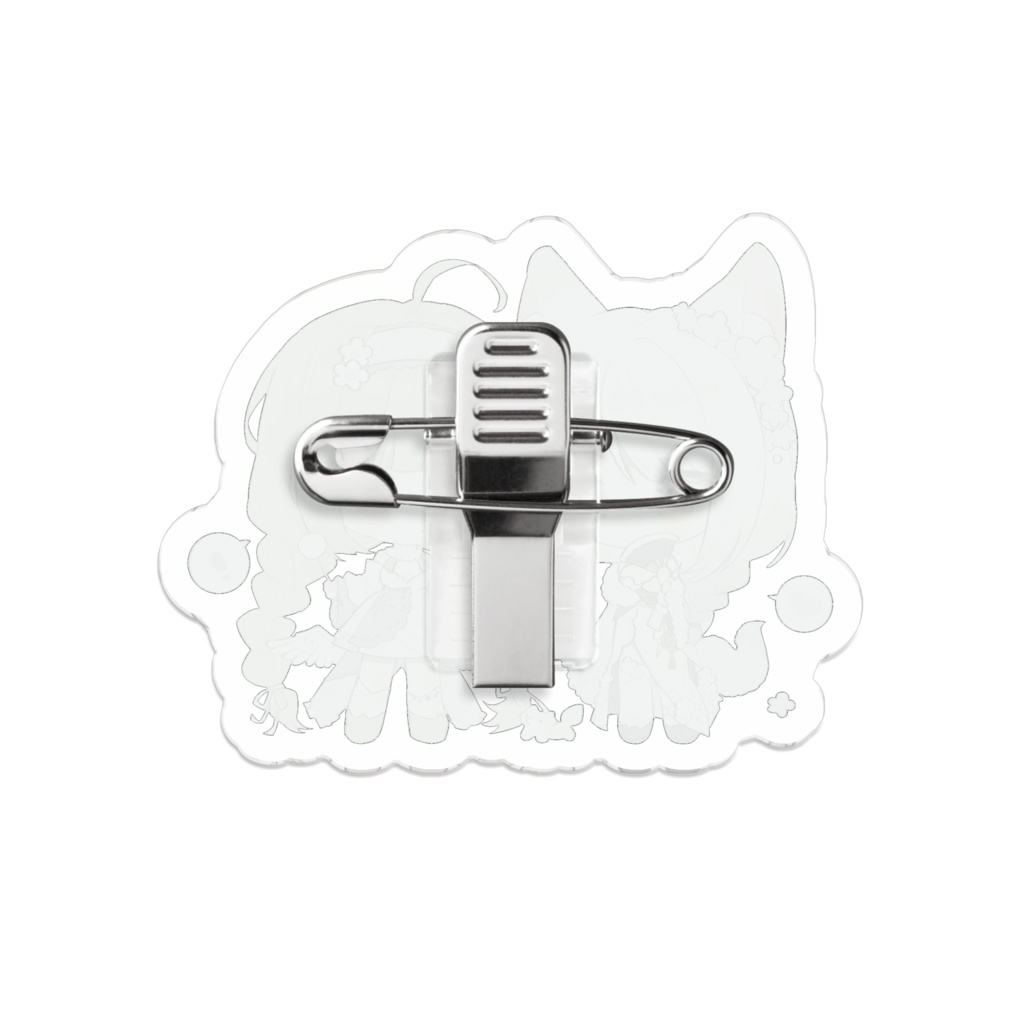 VTuber こもち&せな ミニキャラアクリルバッジ