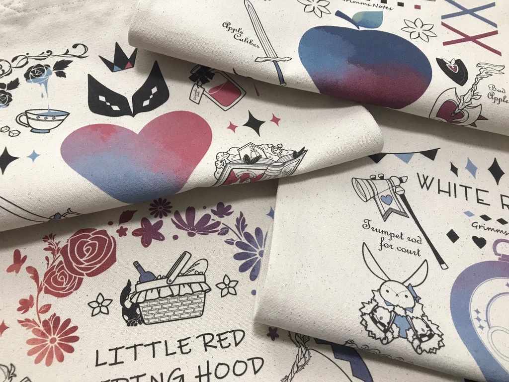 【グリムキャラデザイン】トートバッグ