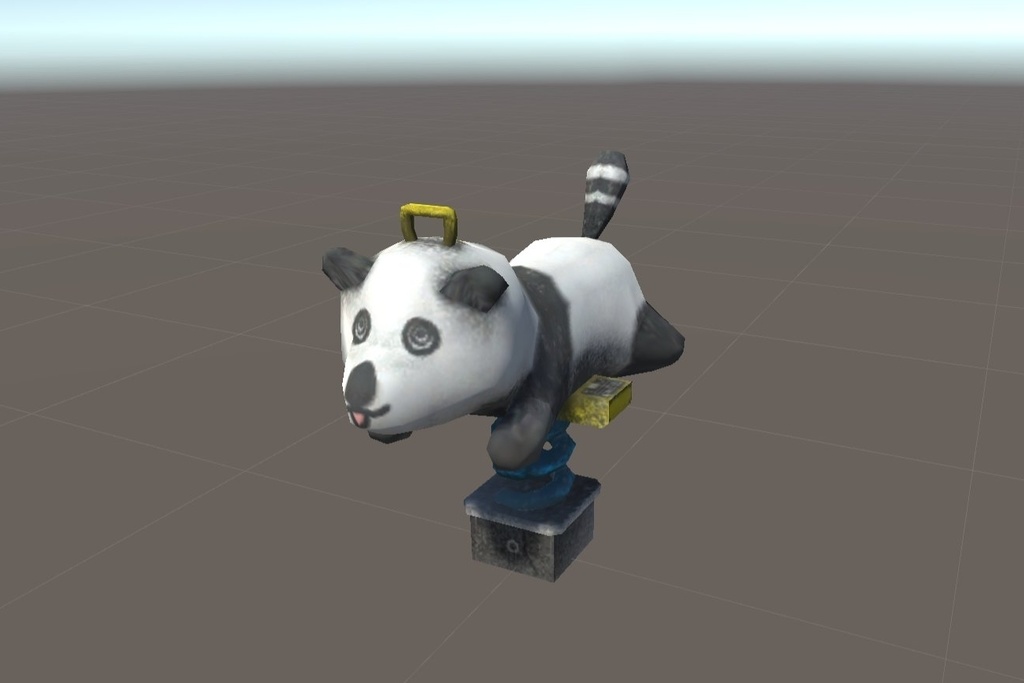 公園のパンダ 3Dモデル