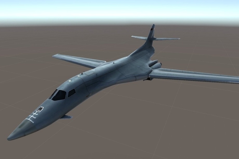 B1爆撃機 3Dモデル