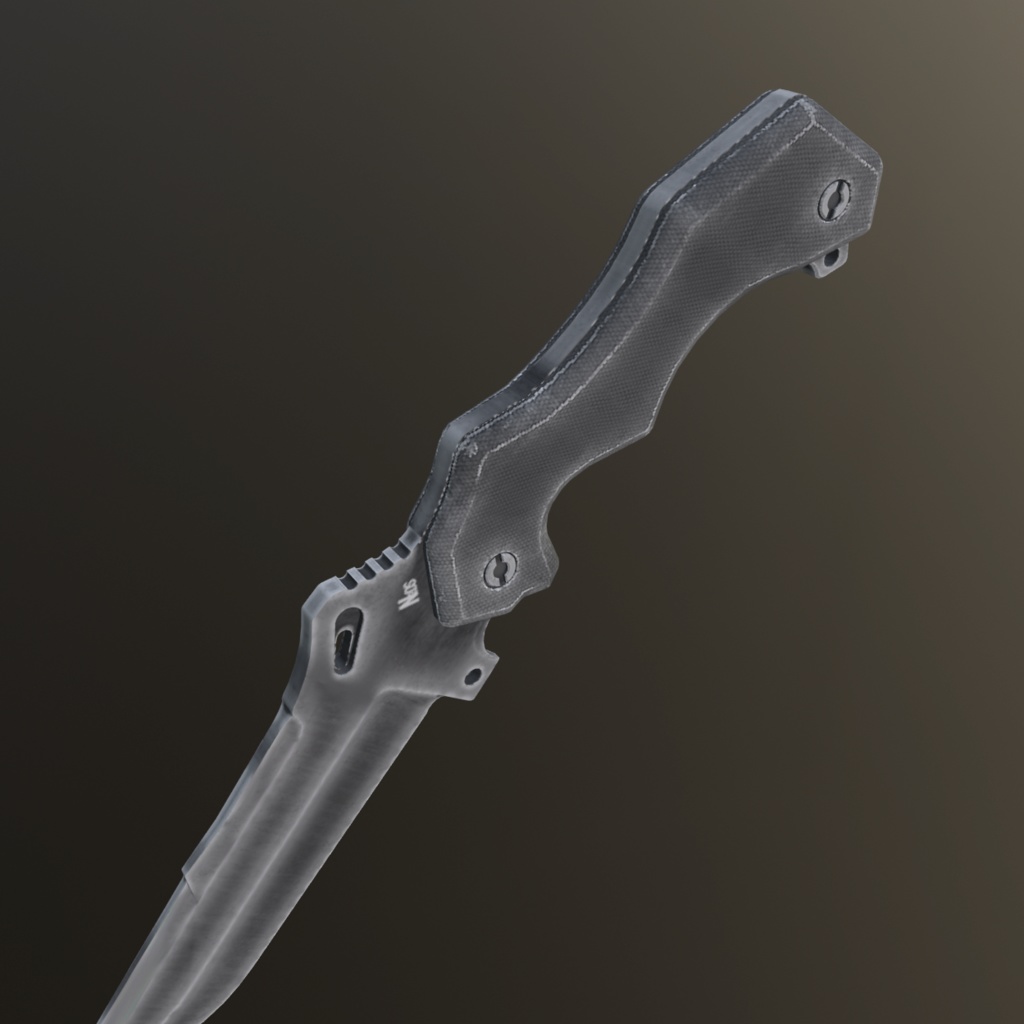タクテイカルナイフ 3Dモデル