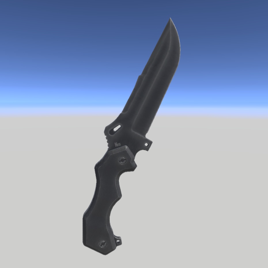 タクテイカルナイフ 3Dモデル