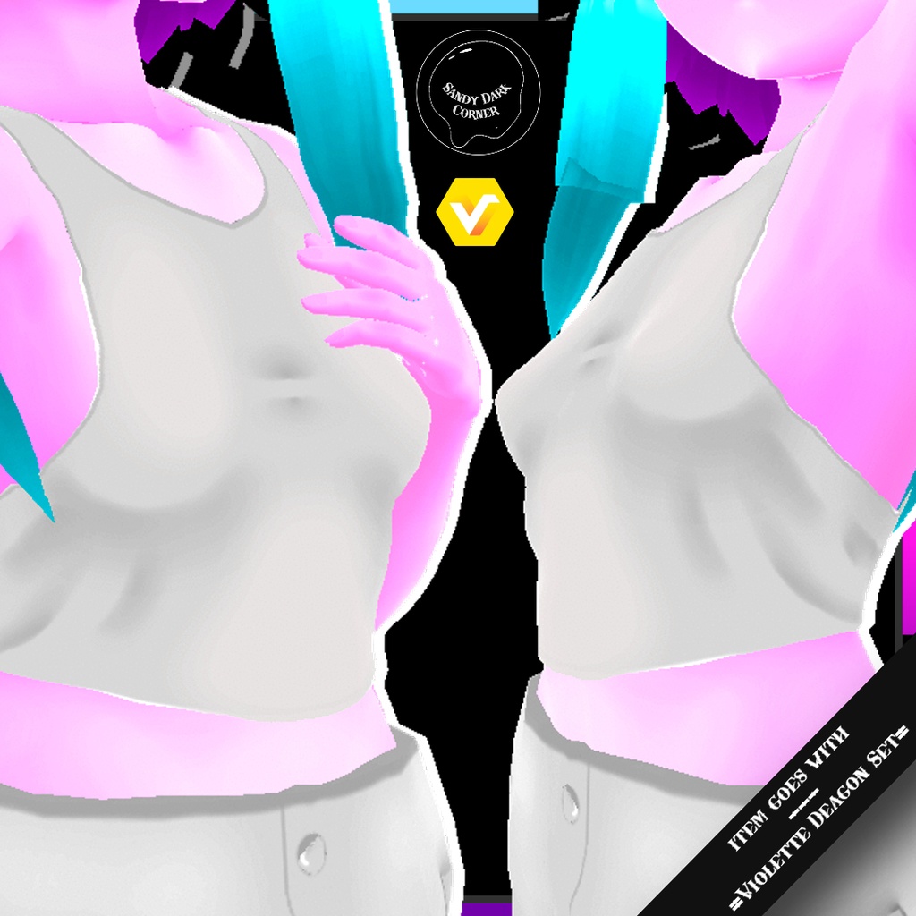 Tank Top --- Cop Top --- VRoid shirt