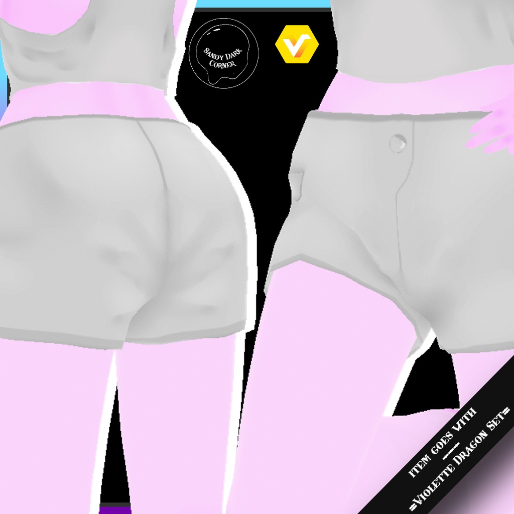 Shorts --- Multicolored --- VRoid shorts