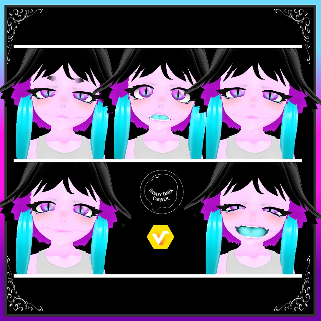 Violette Dragon --- VRoid model Vtuber model