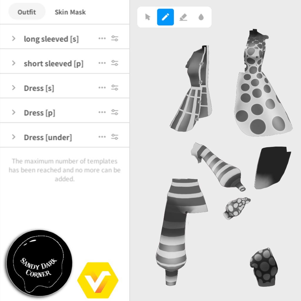 Colorée Clown --- VRoid model Vtuber model 3D model