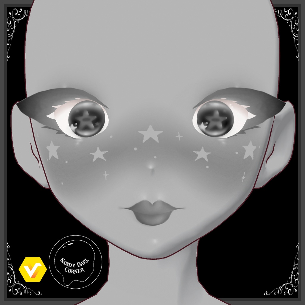 Starlight Makeup --- 3 items --- Vroid Studios textures