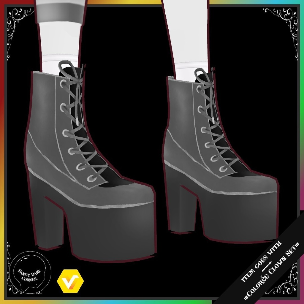 Platform Boots --- VRoid shoes
