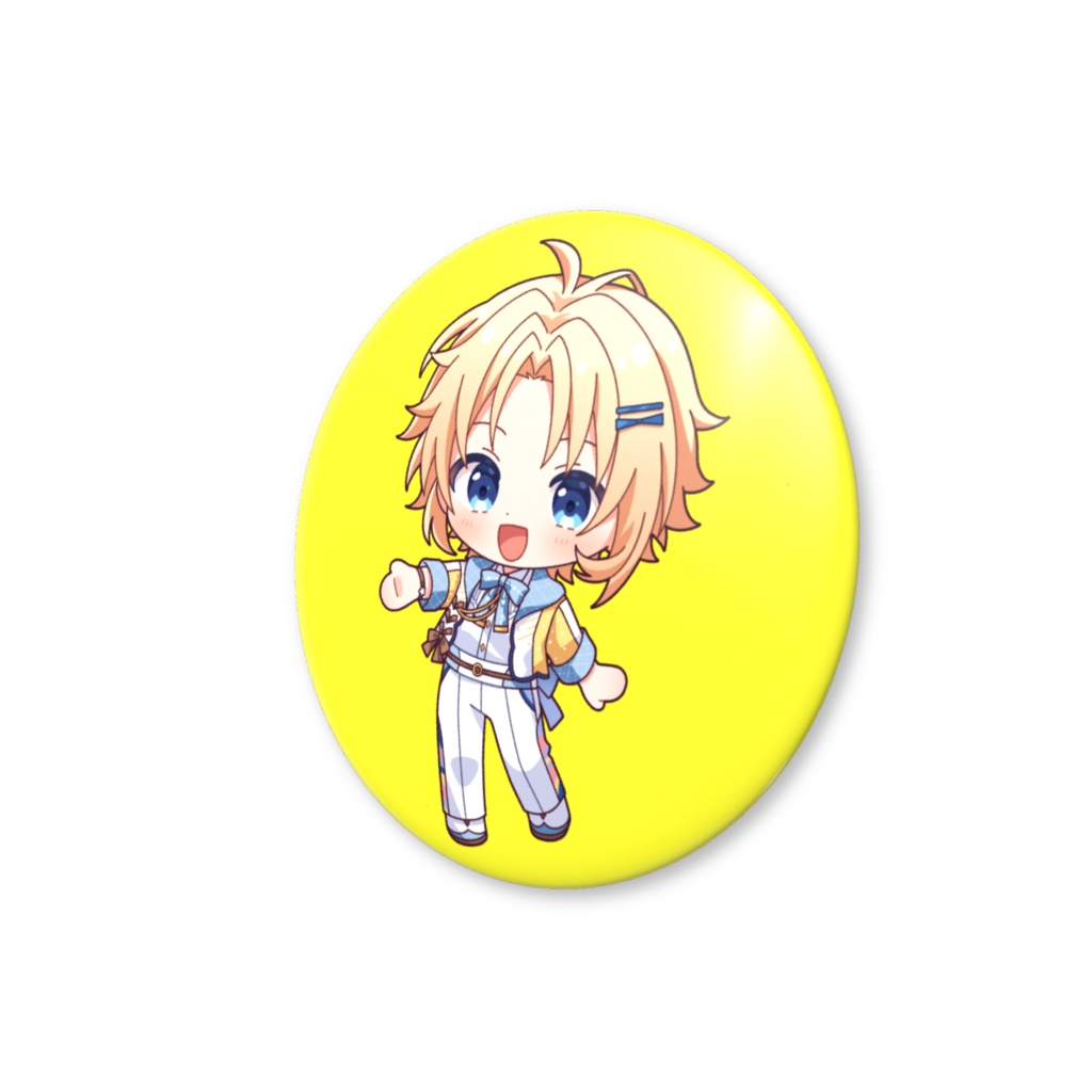 【煌良はる】缶バッジ ミニキャラ 56mm