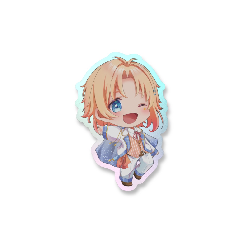 【煌良はる】オーロラスマホステッカー ver.2