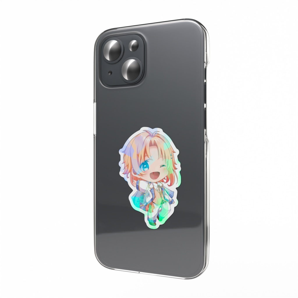 【煌良はる】ホログラムスマホステッカー ver.2