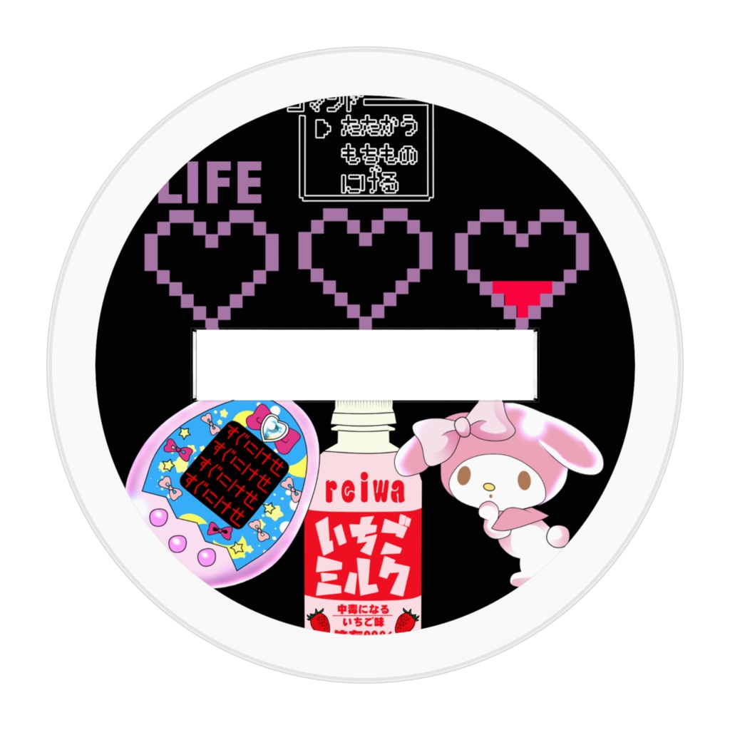 「おしおき」アクリルフィギュア - 50x50(mm)