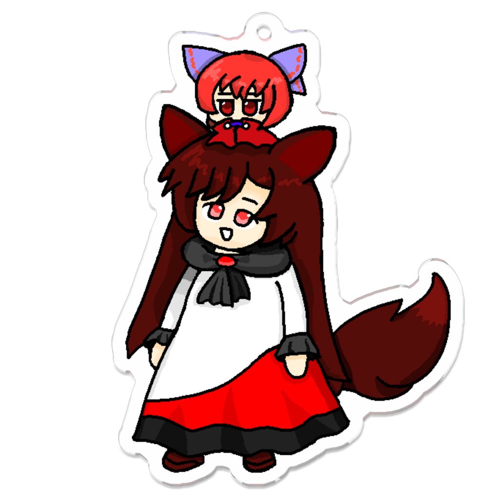 影狼＆赤蛮奇（7cm×7cm規格）