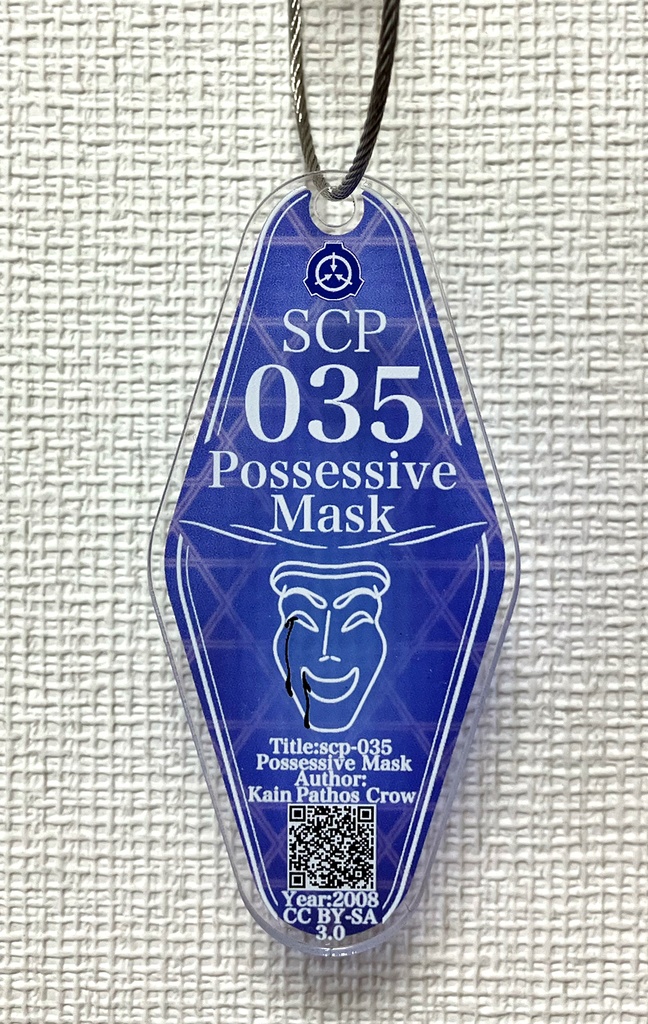 SCP-035 - 取り憑くマスクモーテルキー