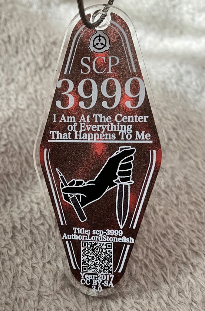 SCP-3999 - 私は私に起きることすべての中心にいるモーテルキー