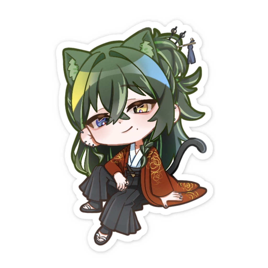 月籠 薫 携帯電話 貼り物