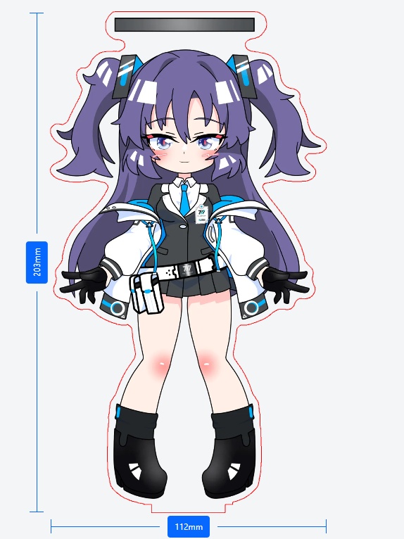 ユウカでかアクスタ（20㎝）