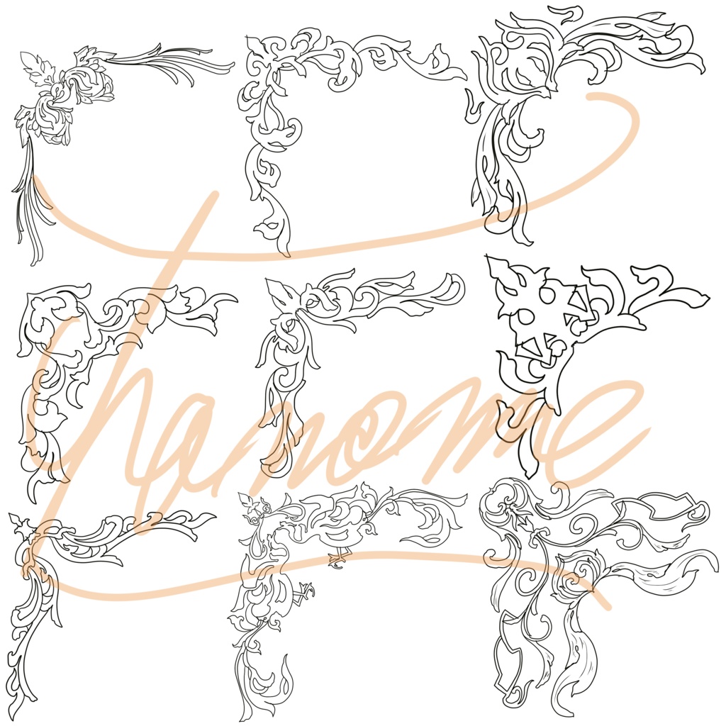 ワク　二次創作用　「カド２」９種類