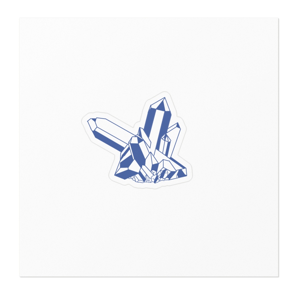 クオーツ 結晶ステッカー