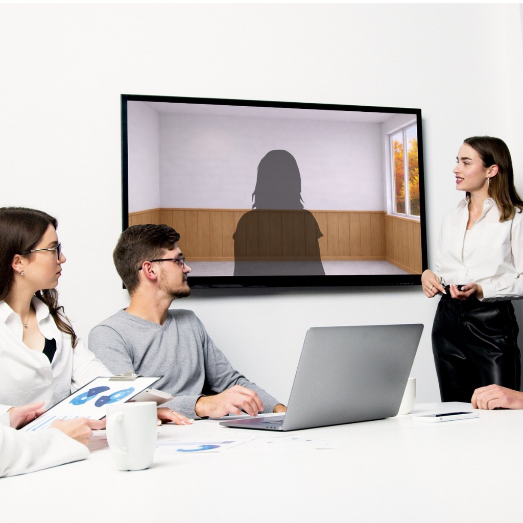 Zoom背景|紅葉の窓の部屋 – Aoya Window Seasons 03 (Autumn Maple Window Room)