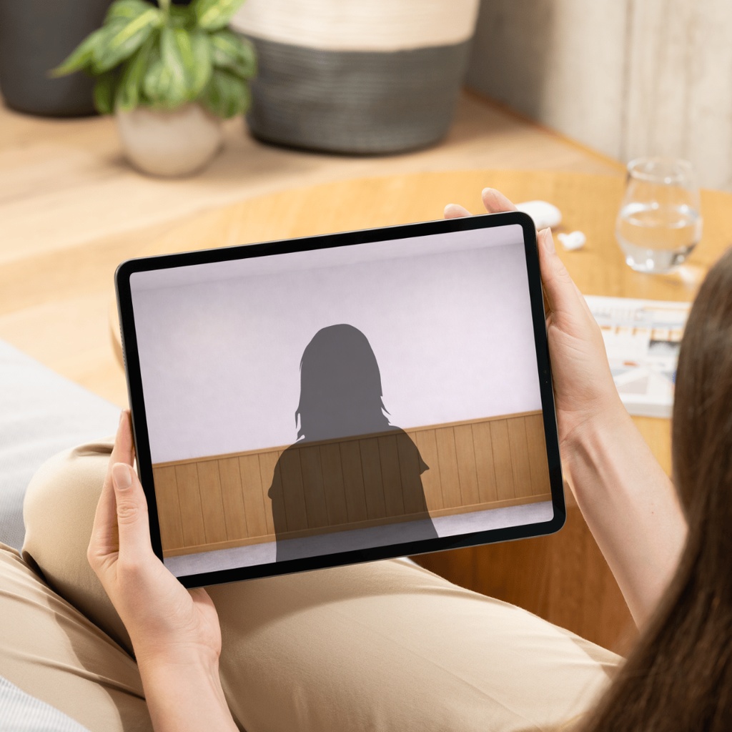 Zoom背景|緑の窓の部屋 – Aoya Window Seasons 02 (Green Window Room)