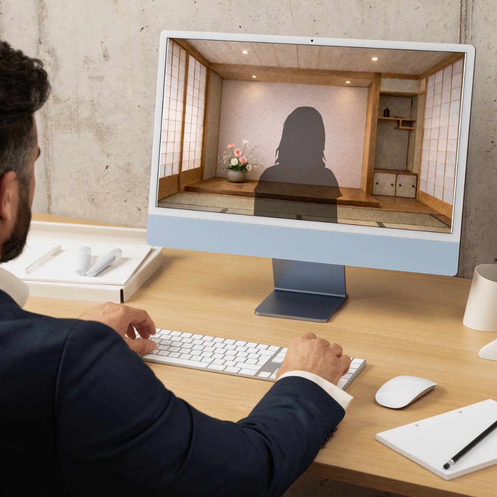 Zoom背景|床の間 – Japanese Tokonoma Room | Aoya 04 Spring