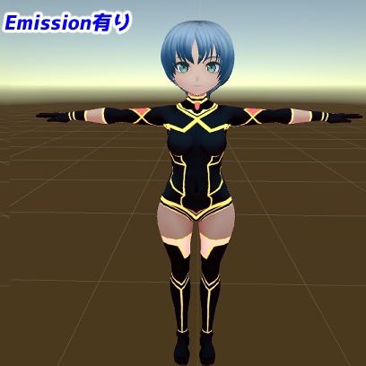 【VRoid】【β版商品】モデル&テクスチャ サイバーなスーツ