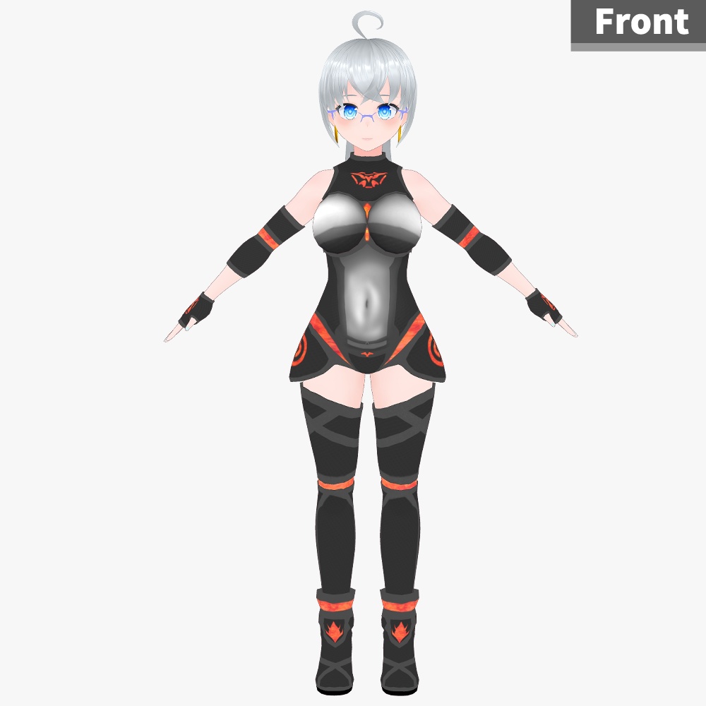 VRoid用衣装テクスチャ サイバースーツ 2色【VRoidStudio正式版用】