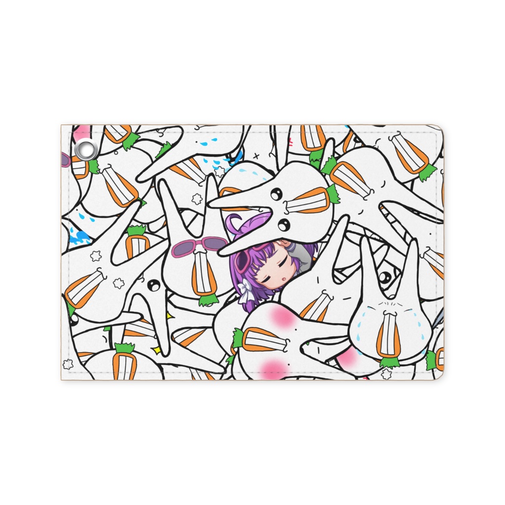 ねおきゃろぷりこパスケース