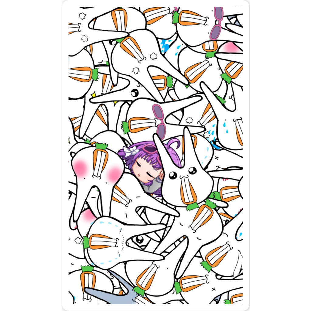 ねおきゃろぷりこステッカー