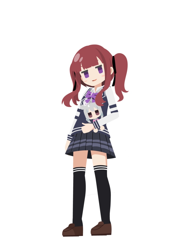 夏色花梨非公式立ち絵素材 Ver.1(PSD)【TOKYO6ライツ】【TOKYO6】