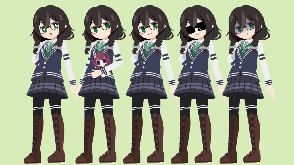 花隈千冬非公式立ち絵素材 Ver.1(PSD)【TOKYO6ライツ】【TOKYO6】