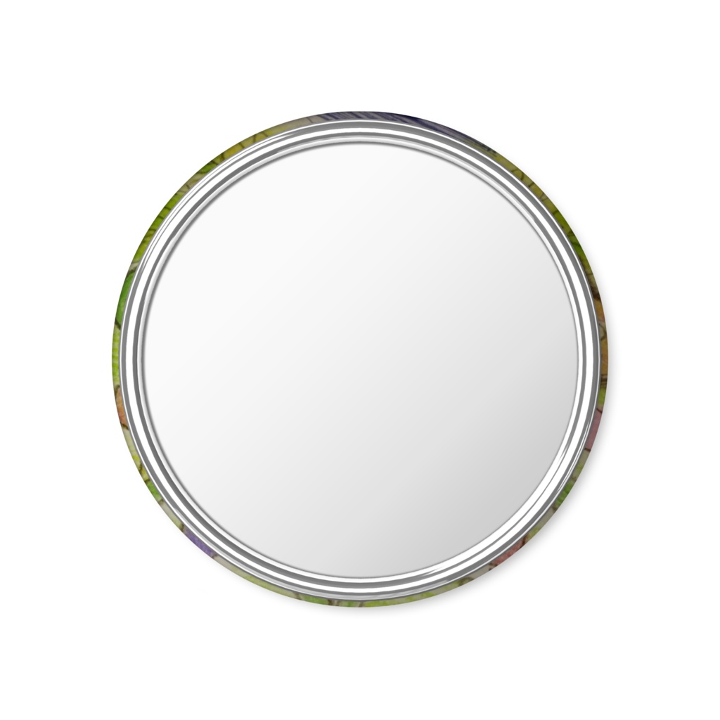 スライムとひまわりの缶ミラー