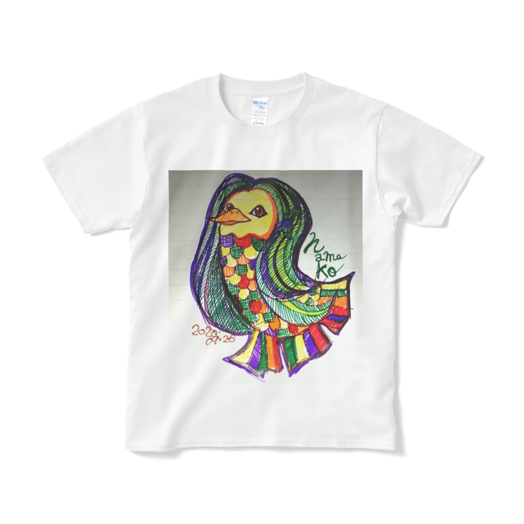 アマビエ Tシャツ 疫病退散 生生子作