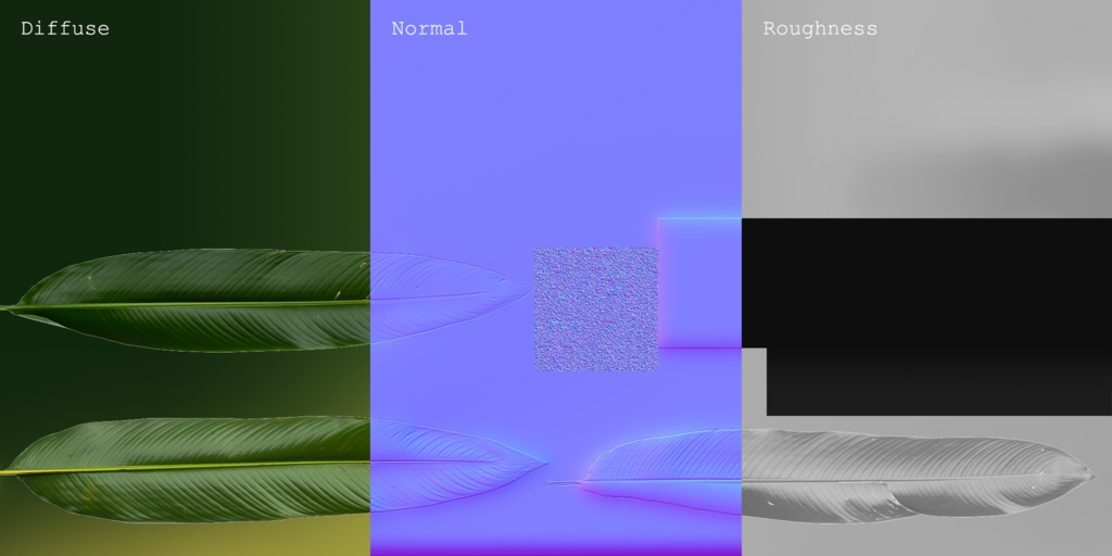 ローポリ_観葉植物:ストレリチア・レギネ