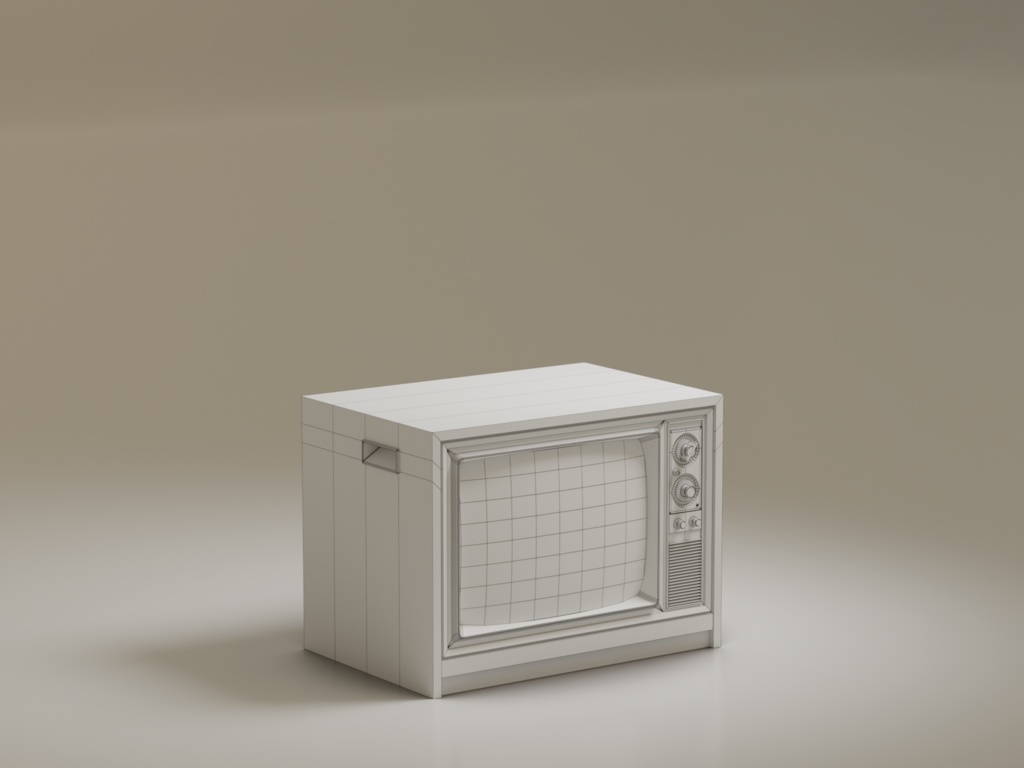 ローポリ_レトロTV