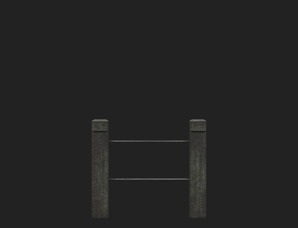 ローポリ_日本の墓