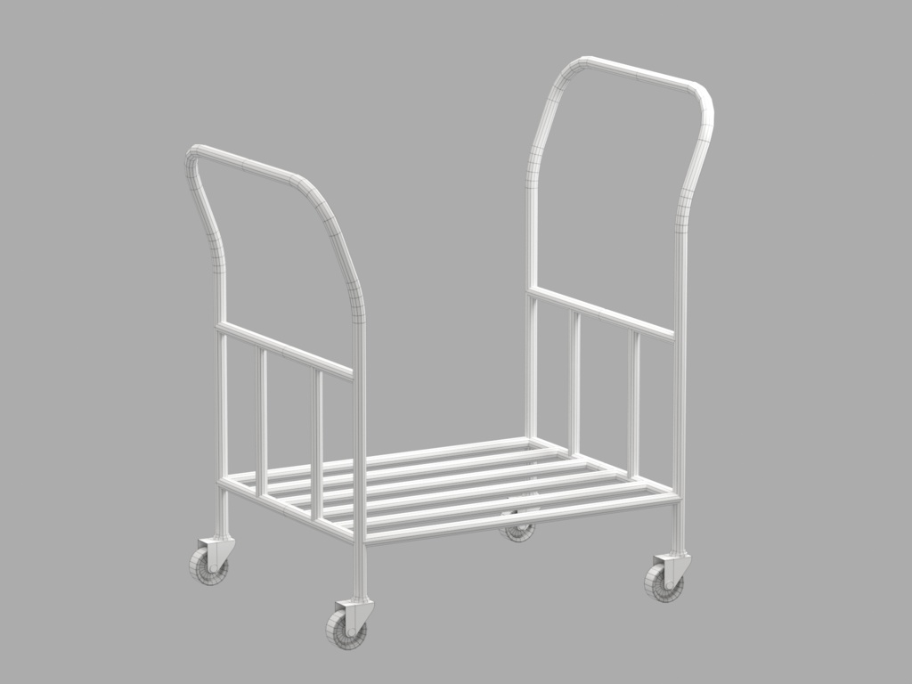 ローポリ_スチール製台車