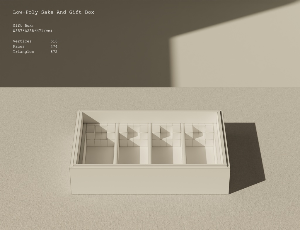 ローポリ_酒・ギフトボックス