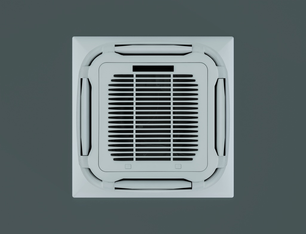 ローポリ_天井埋込エアコン