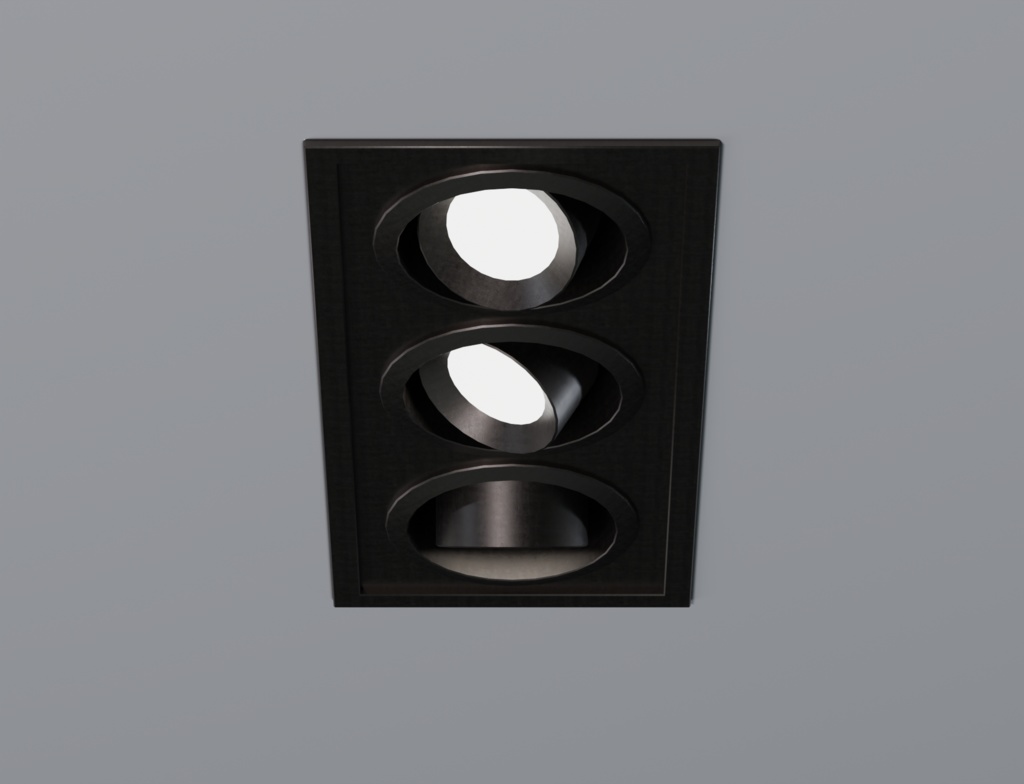 ローポリ_ボックス埋込型ダウンライト