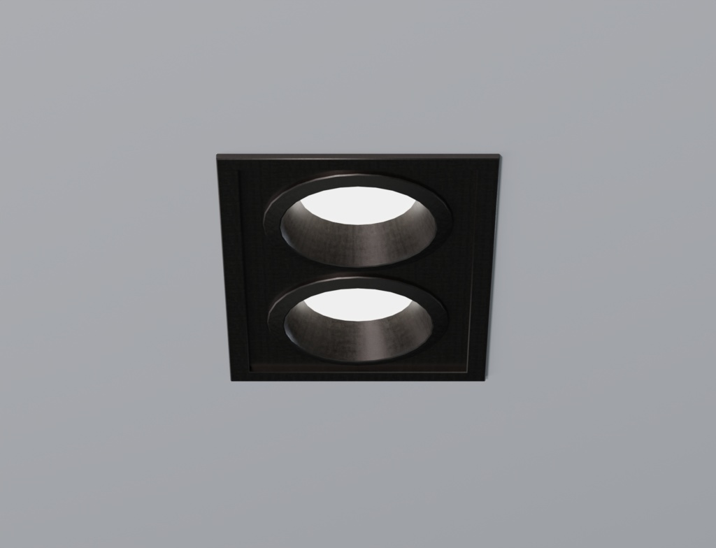 ローポリ_ボックス埋込型ダウンライト