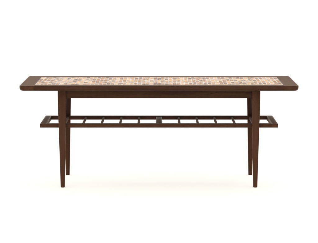 ローポリ_北欧ヴィンテージ・コーヒーテーブル