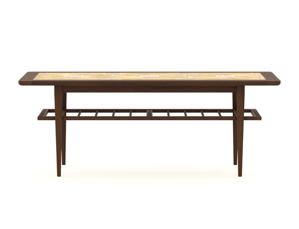 ローポリ_北欧ヴィンテージ・コーヒーテーブル