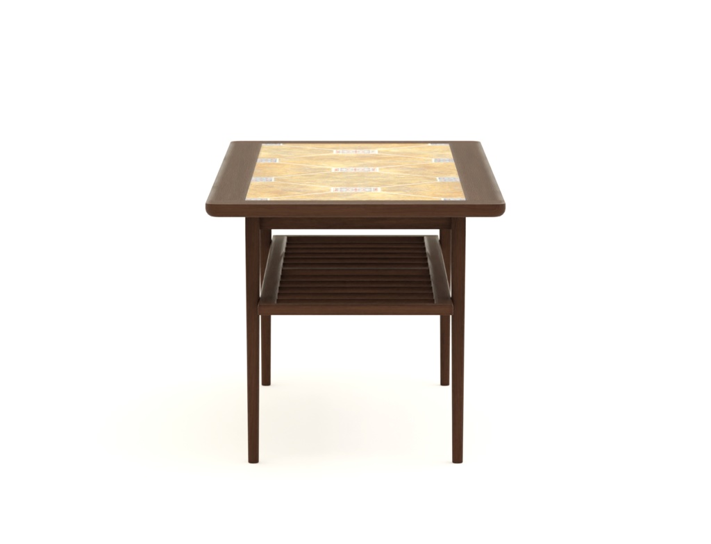 ローポリ_北欧ヴィンテージ・コーヒーテーブル