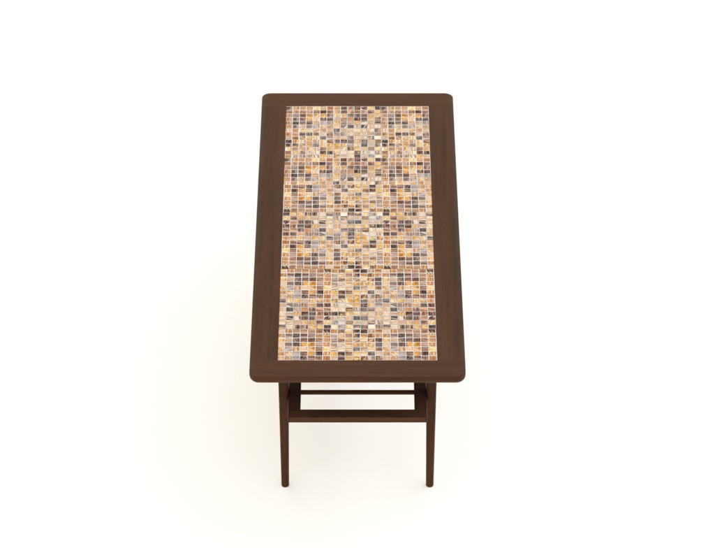 ローポリ_北欧ヴィンテージ・コーヒーテーブル